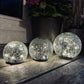 Boules en verre à LED solaires